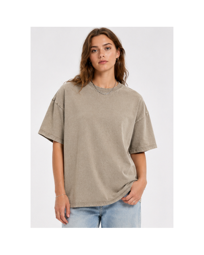 ZL200 Oversized Vintage Washed Tee