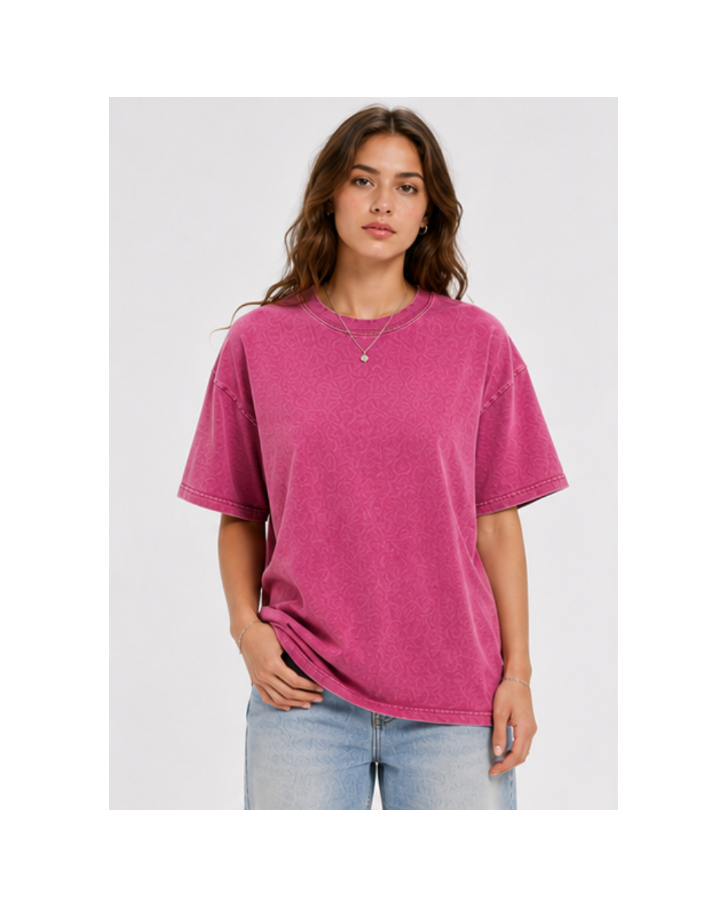 ZL200 Oversized Vintage Washed Tee