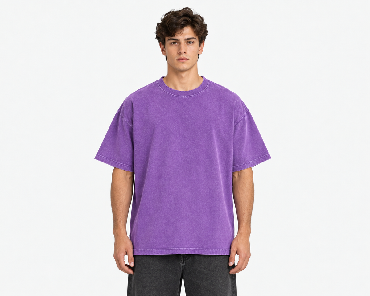 ZL200 Oversized Vintage Washed Tee
