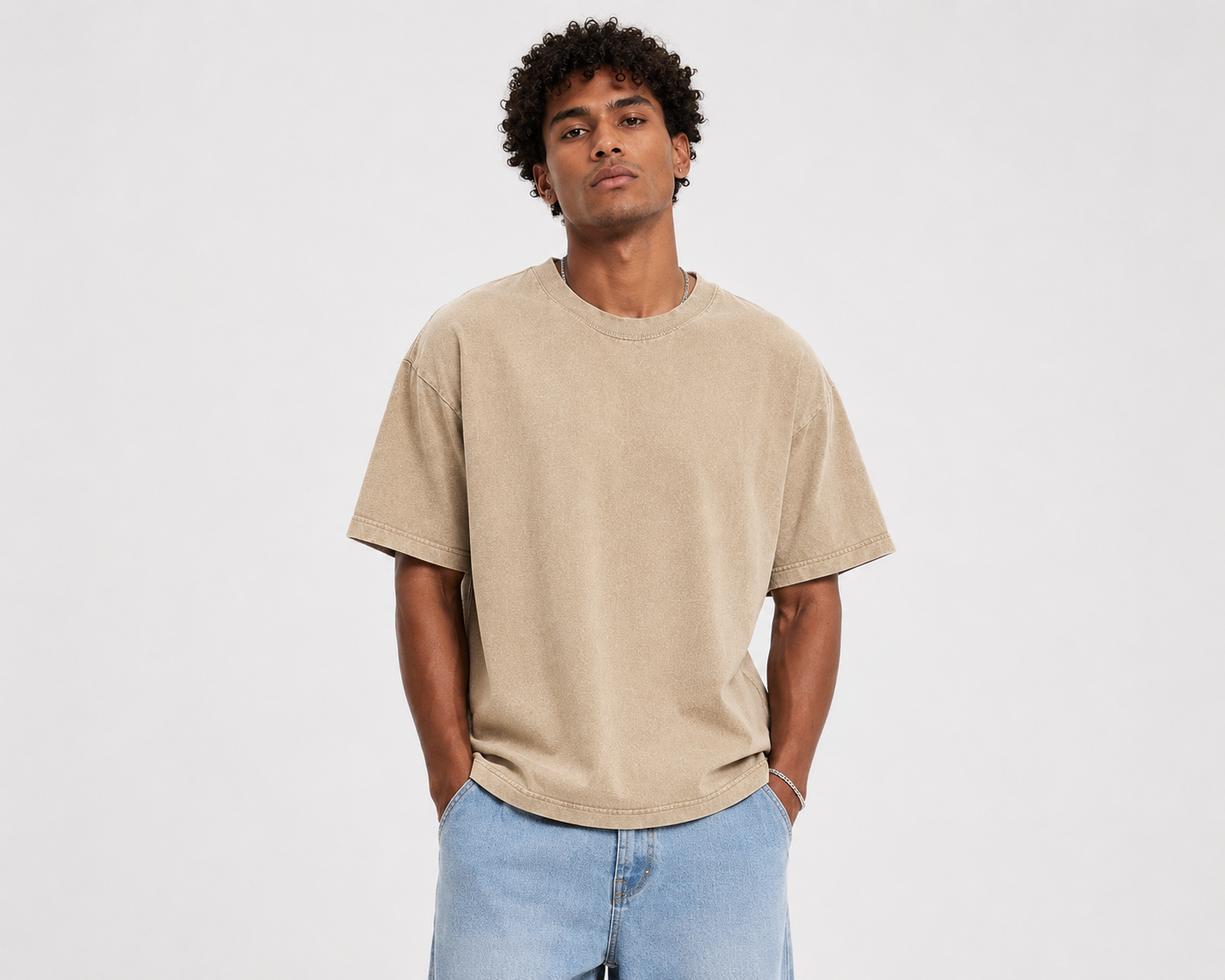 ZL200 Oversized Vintage Washed Tee