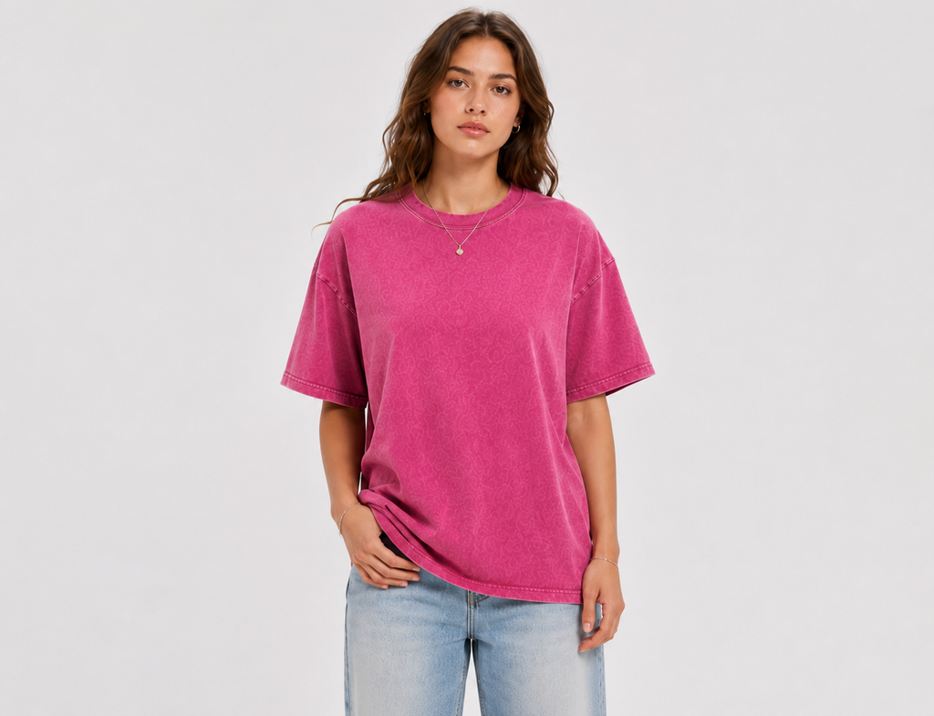 ZL200 Oversized Vintage Washed Tee