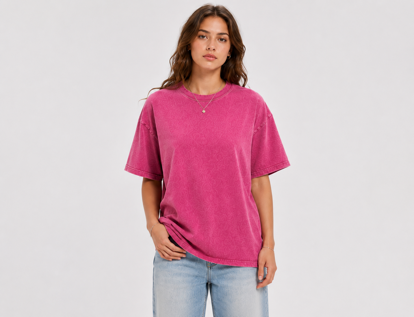 ZL200 Oversized Vintage Washed Tee