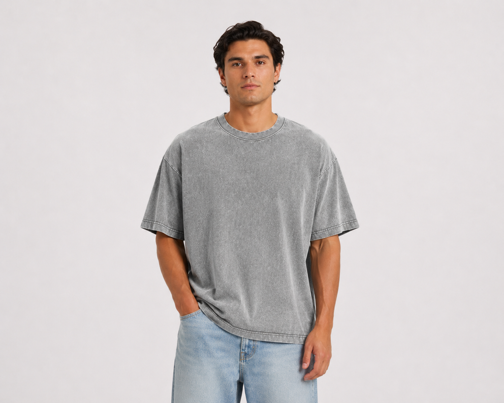 ZL200 Oversized Vintage Washed Tee